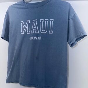 SHEIN Light Blue Casual Tee